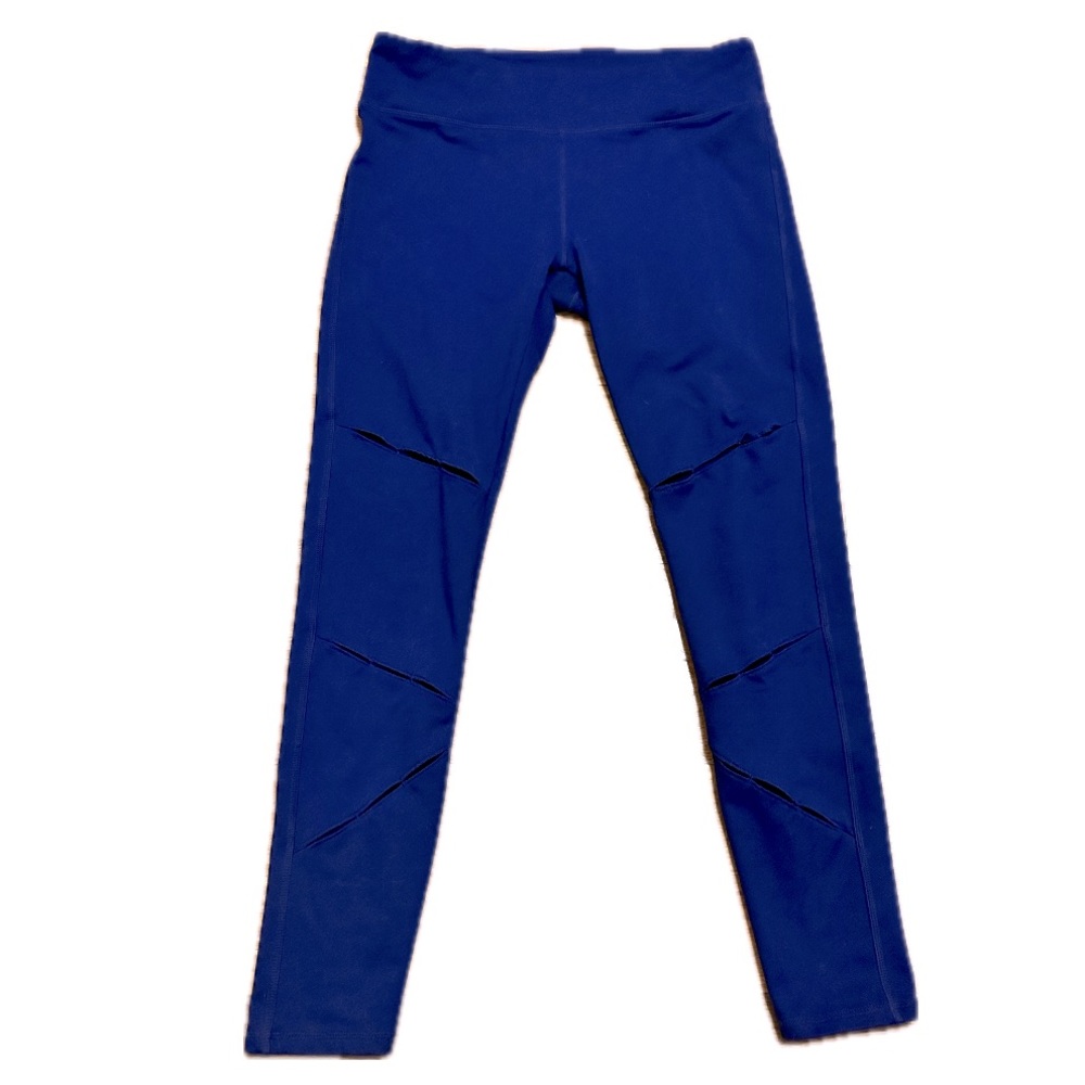 Fabletics Blue Salar Peek-A-Boo Statement Powerho… - image 2